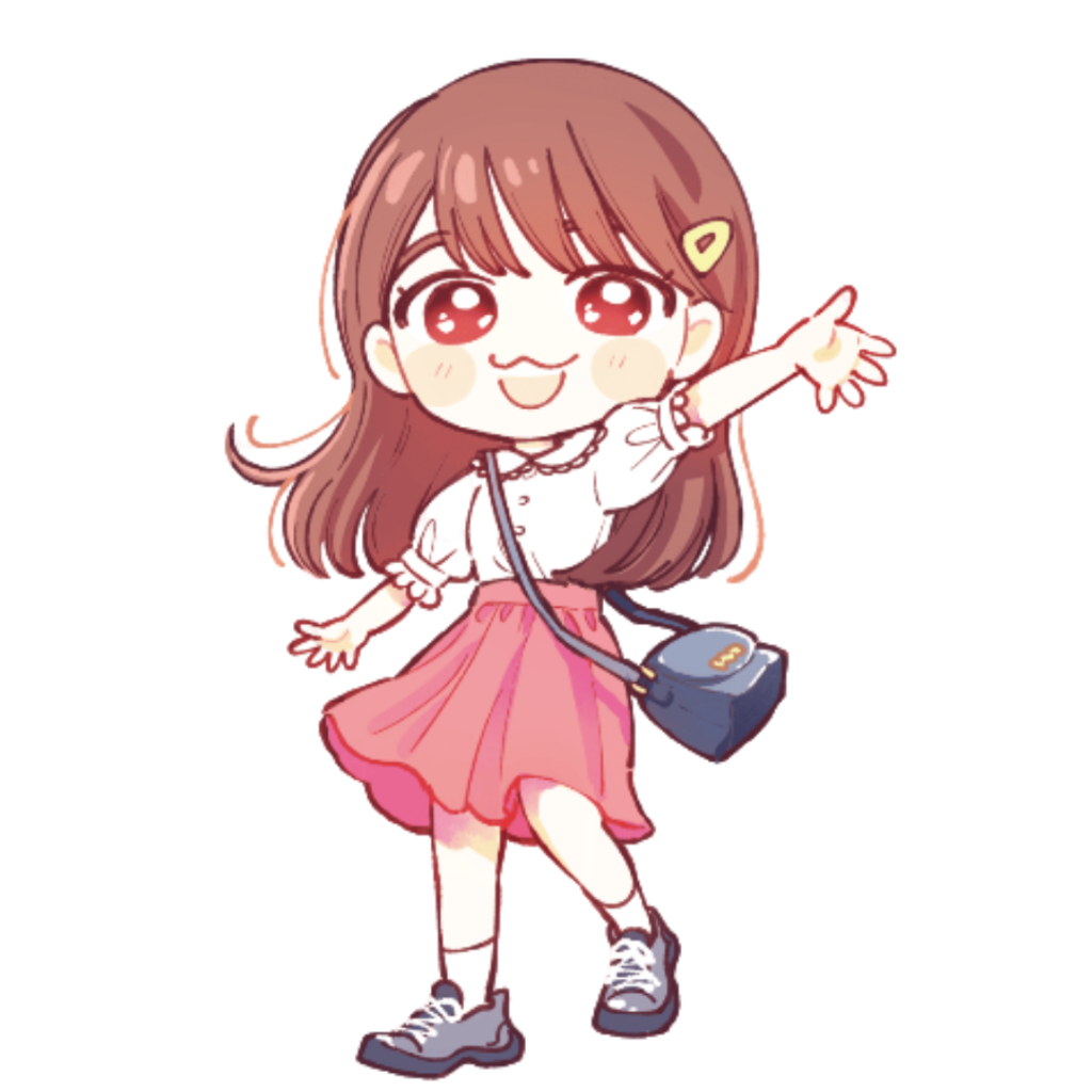 レインさんとdecocomのコラボスタンプの使用例画像