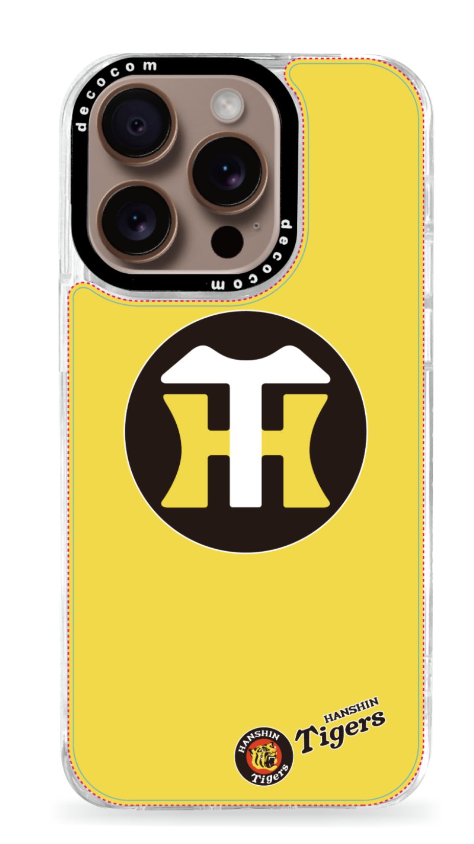 横縞＋丸虎 HANSHIN Tigersワードマーク 阪神タイガーススマホケース