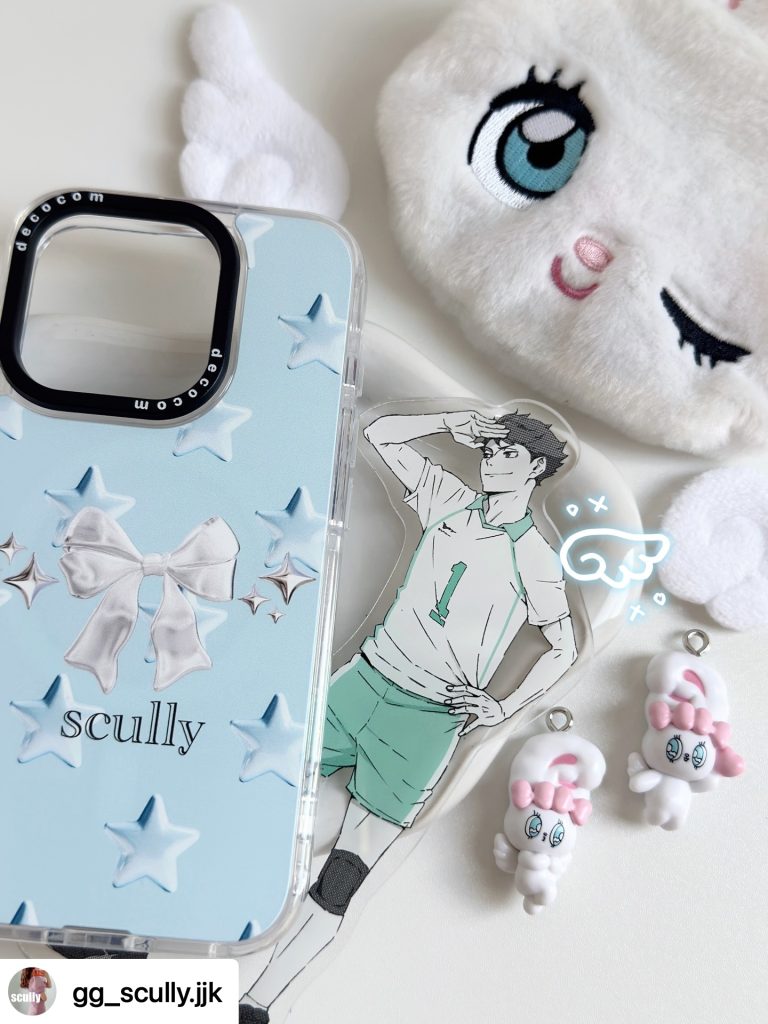 デコカンアプリでファンが自作したハイキュー!!及川徹（青葉城西）モチーフのオリジナル推しスマホケース