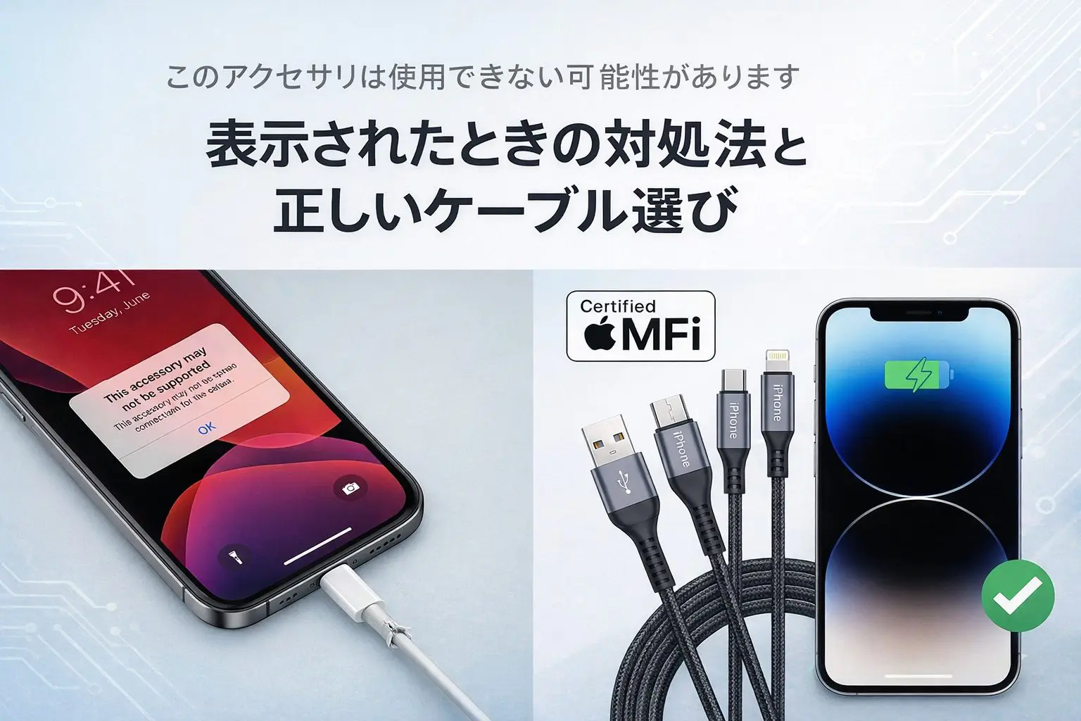 このアクセサリーには複数のバリエーションがあります。 このアクセサリは使用できない可能性があります」と表示されたときの